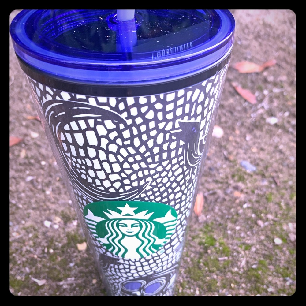 Starbucks tumbler cold coffee or drink cup
